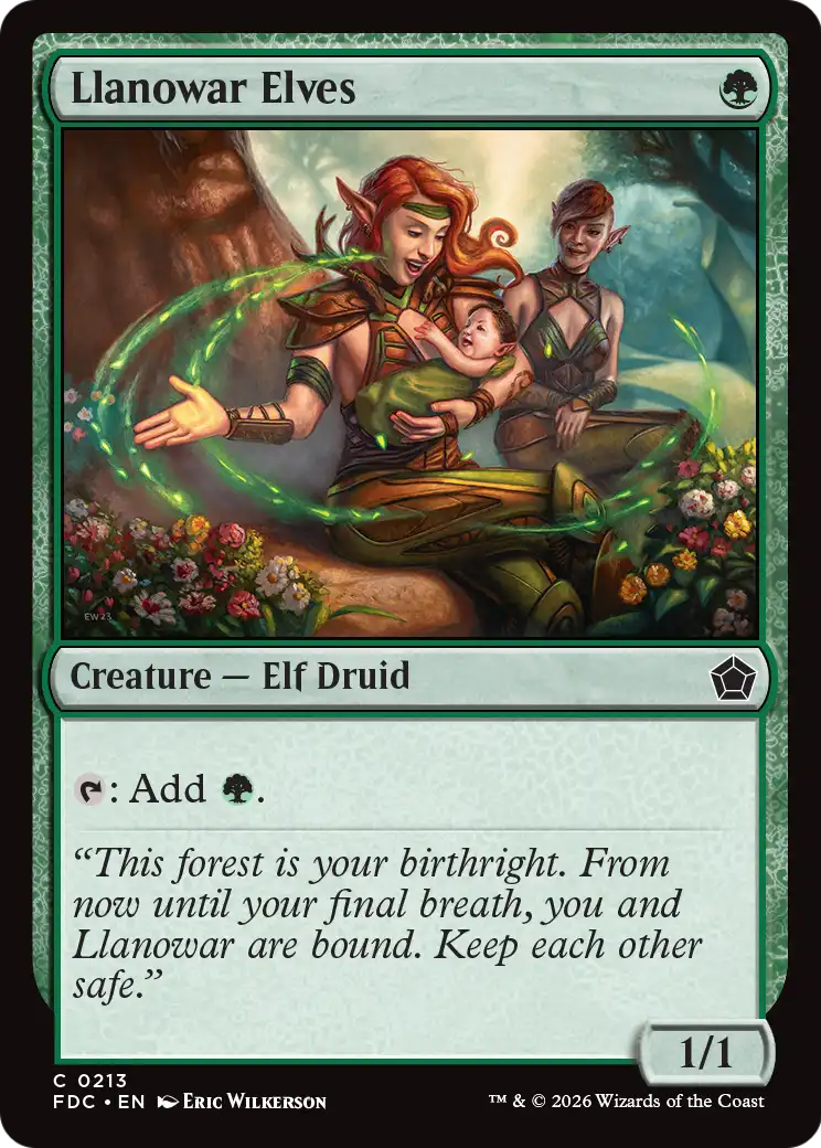 Llanowar Elves [Foundations Commander] | Gamers Paradise