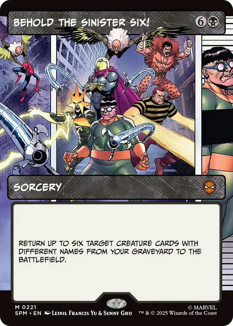 Behold the Sinister Six! (Borderless) [Marvel's Spider-Man] | Gamers Paradise