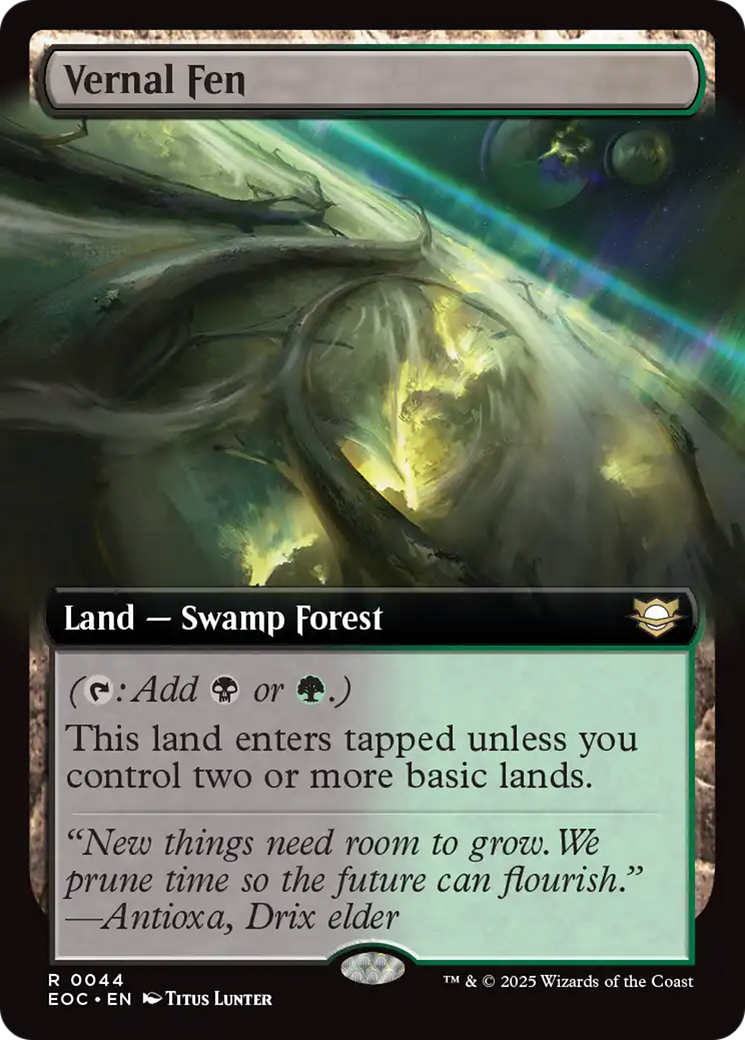 Vernal Fen (Extended Art) [Edge of Eternities Commander] | Gamers Paradise