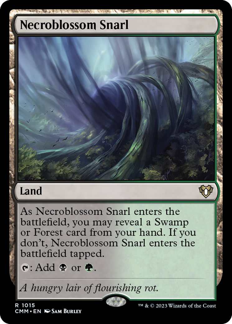 Necroblossom Snarl [Commander Masters] | Gamers Paradise