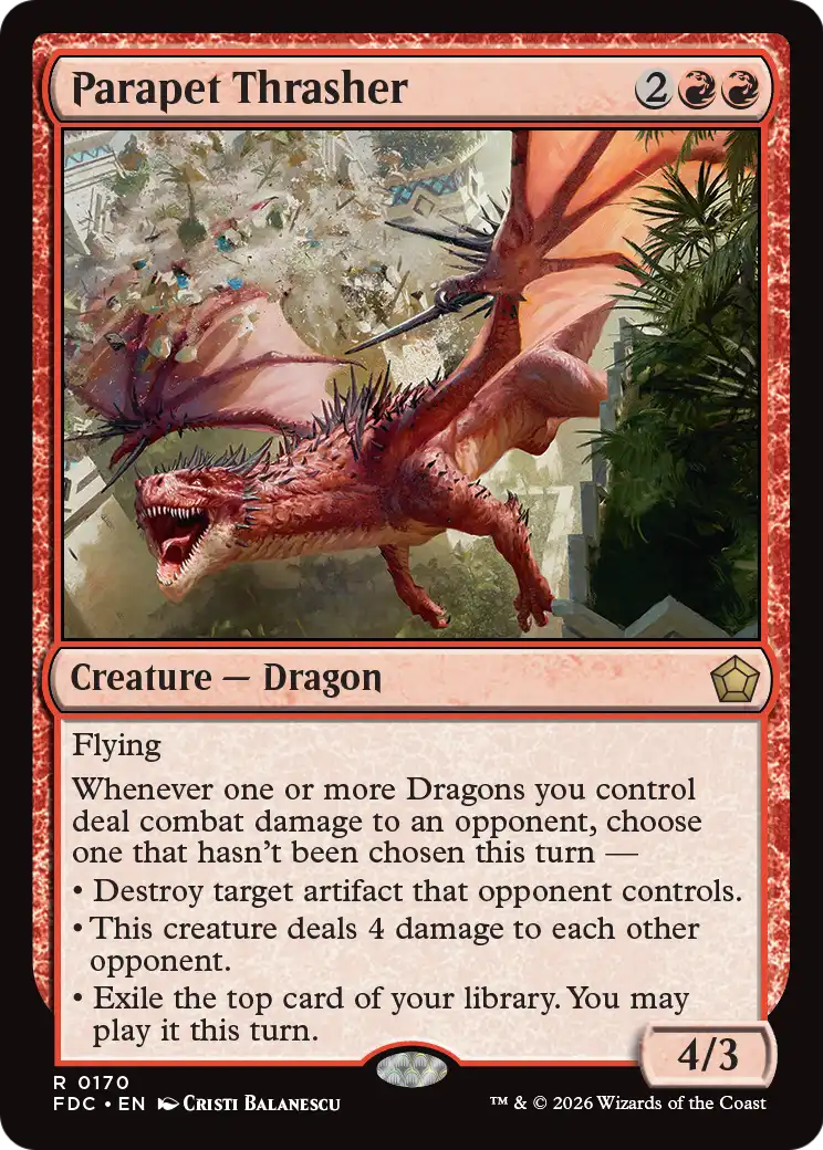 Parapet Thrasher [Foundations Commander] | Gamers Paradise