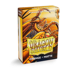 Dragon Shield: Japanese Size 60ct Sleeves - Orange (Matte) | Gamers Paradise