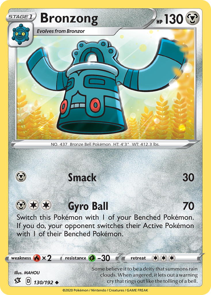 Bronzong (130/192) [Sword & Shield: Rebel Clash] | Gamers Paradise