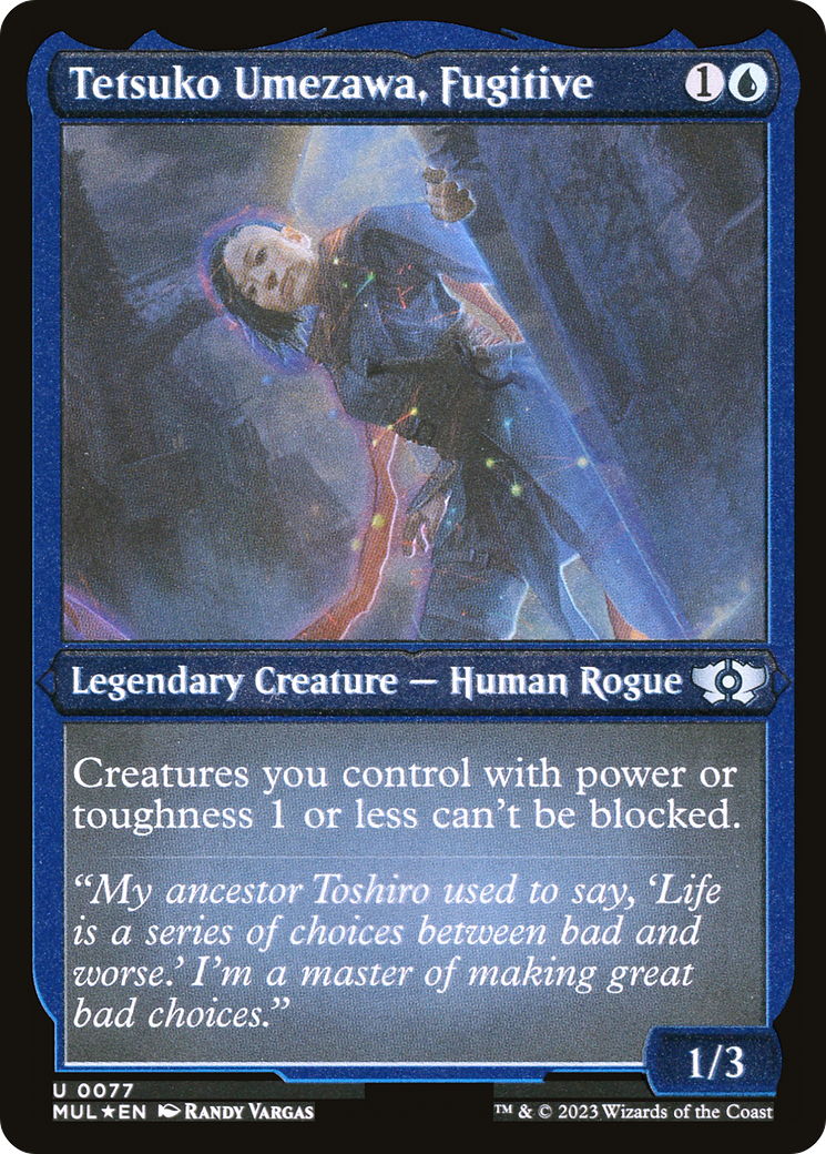 Tetsuko Umezawa, Fugitive (Foil Etched) [Multiverse Legends] | Gamers Paradise