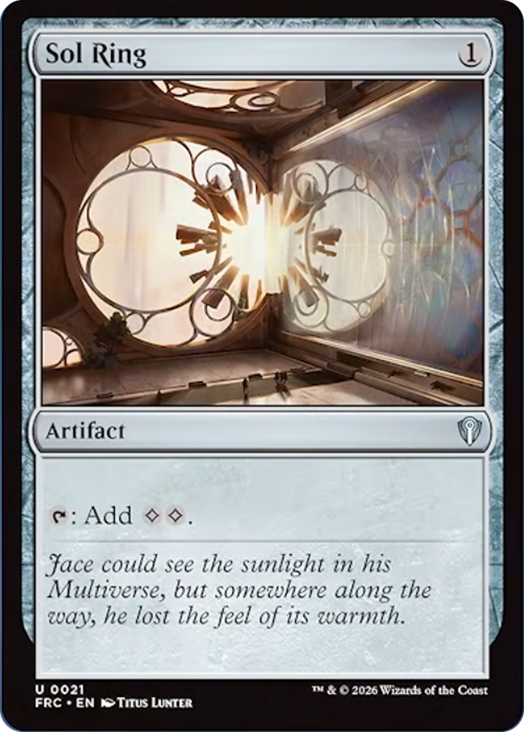 Sol Ring [Reality Fracture Commander] | Gamers Paradise