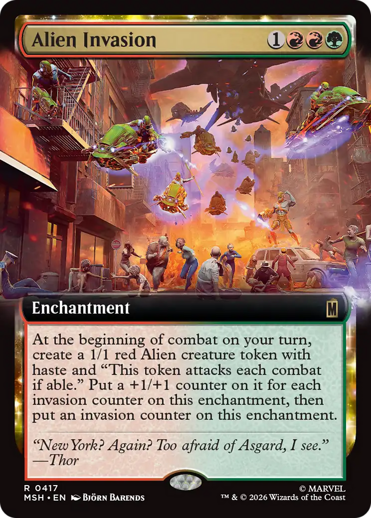 Alien Invasion (Extended Art) [Marvel Super Heroes] | Gamers Paradise