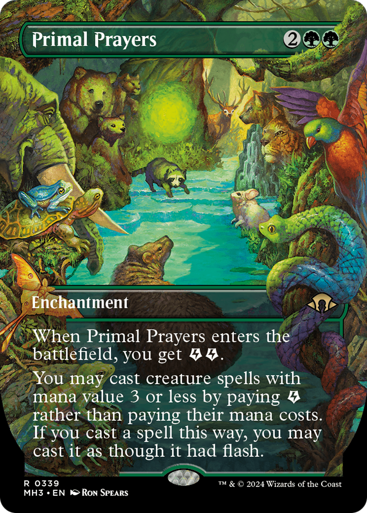 Primal Prayers (Borderless) [Modern Horizons 3] | Gamers Paradise