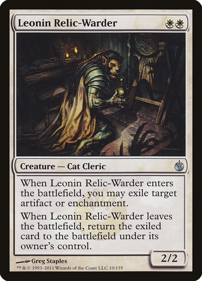 Leonin Relic-Warder [Mirrodin Besieged] | Gamers Paradise