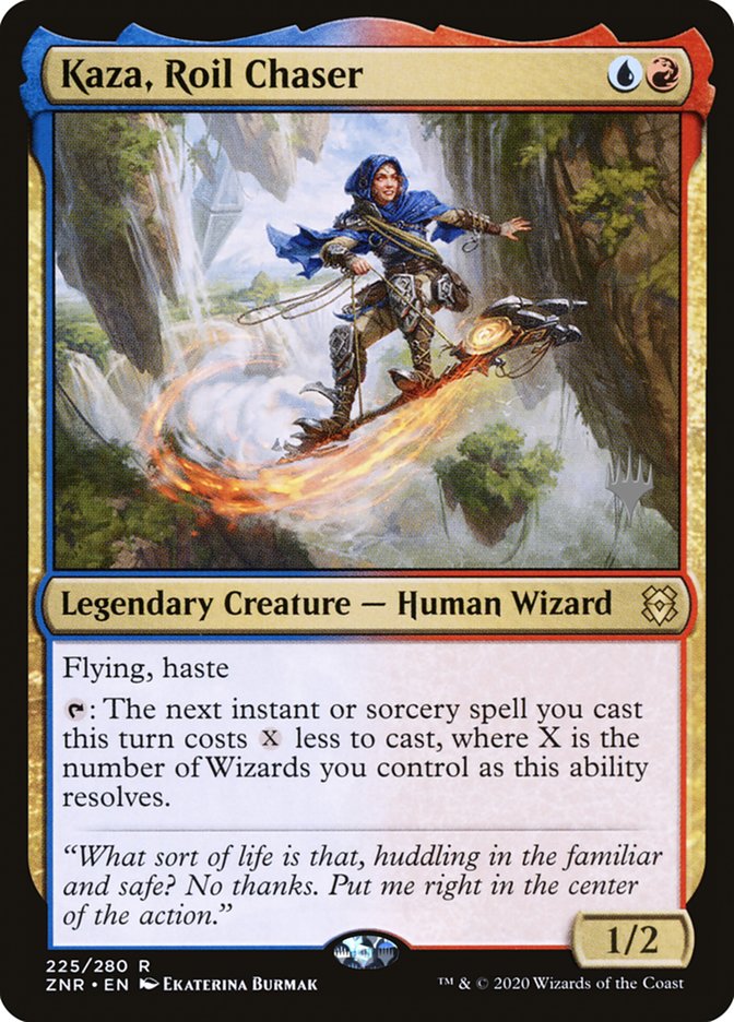 Kaza, Roil Chaser (Promo Pack) [Zendikar Rising Promos] | Gamers Paradise