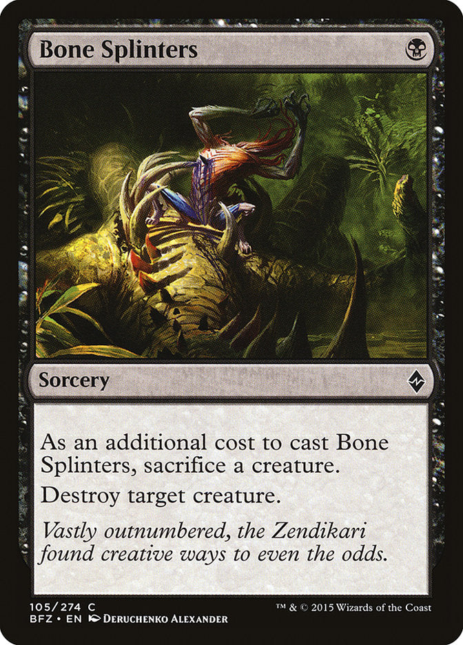Bone Splinters [Battle for Zendikar] | Gamers Paradise