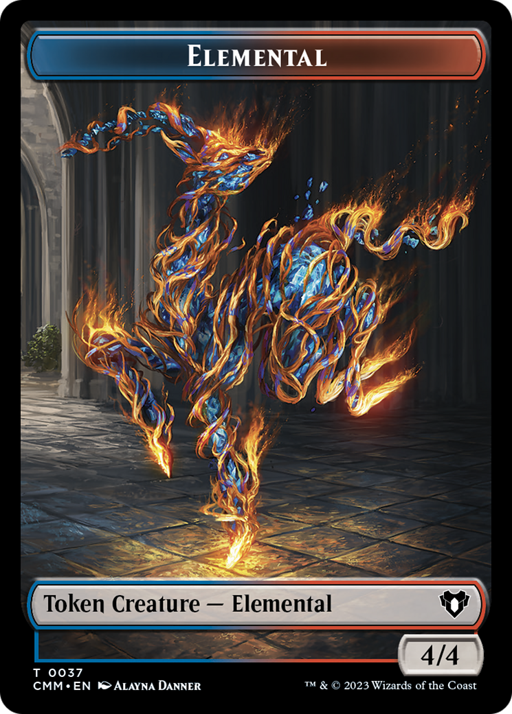 Elemental Token (37) [Commander Masters Tokens] | Gamers Paradise