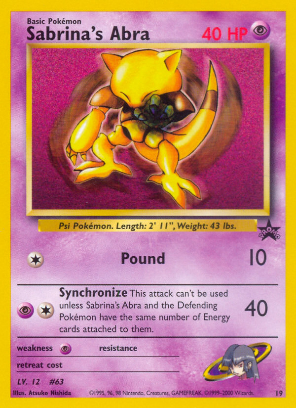 Sabrina's Abra (19) [Wizards of the Coast: Black Star Promos] | Gamers Paradise
