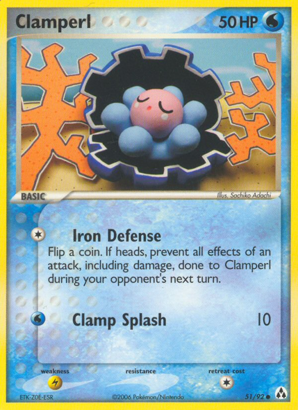 Clamperl (51/92) [EX: Legend Maker] | Gamers Paradise