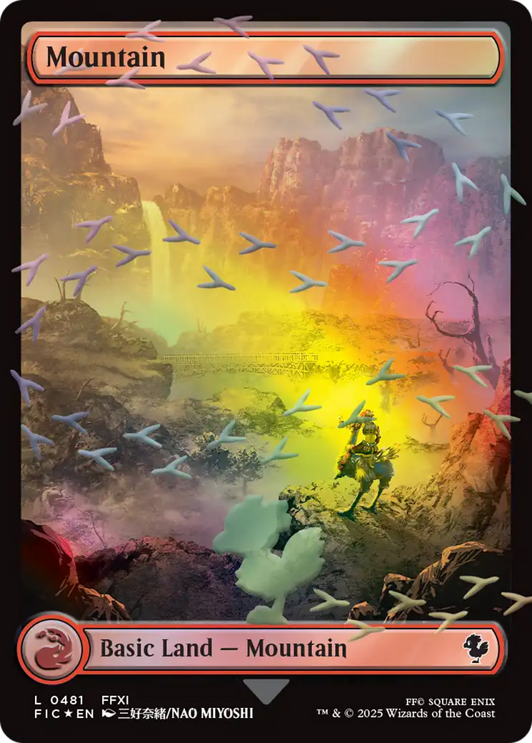 Mountain (Chocobo Track Foil) [FINAL FANTASY Commander] | Gamers Paradise