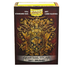 Dragon Shield: Standard 100ct Brushed Art Sleeves - General Vicar | Gamers Paradise