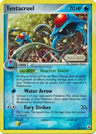 Tentacruel (45/92) (Stamped) [EX: Legend Maker] | Gamers Paradise