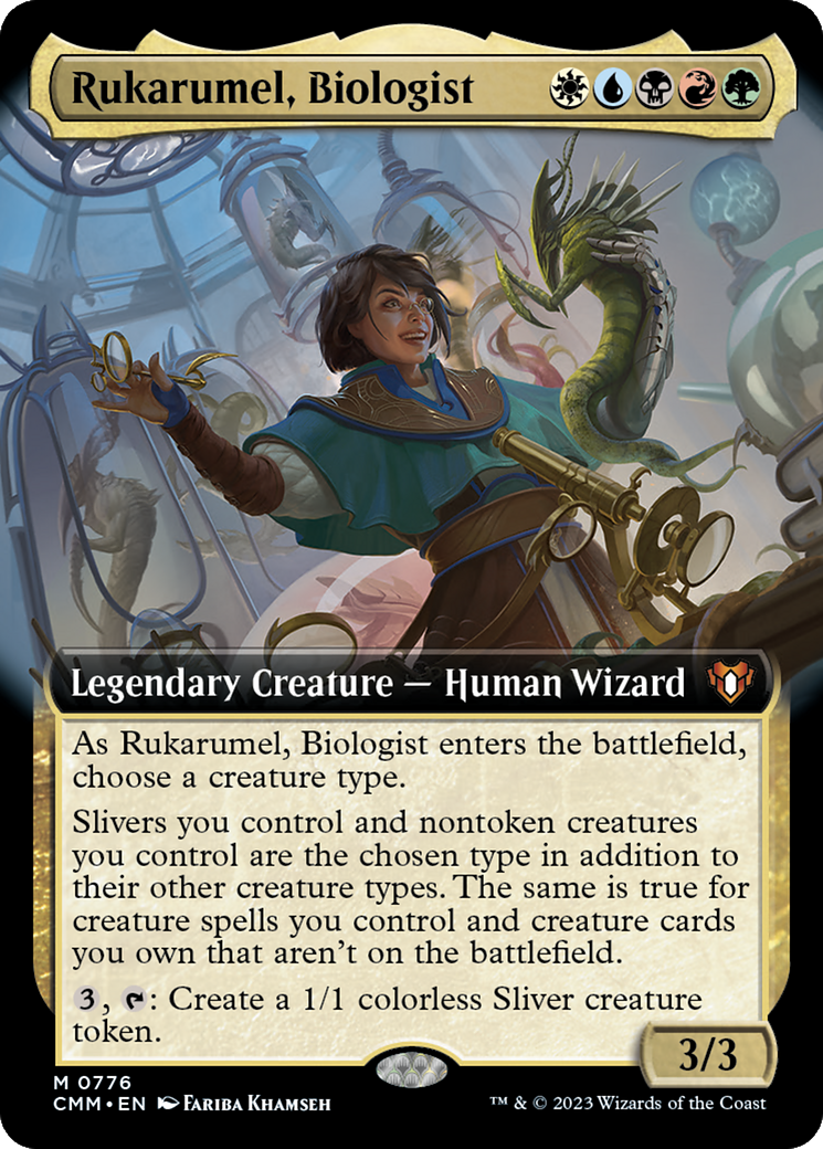 Rukarumel, Biologist (Extended Art) [Commander Masters] | Gamers Paradise