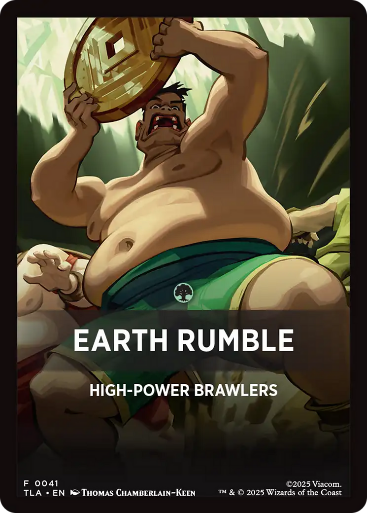 Earth Rumble Theme Card [Avatar: The Last Airbender Tokens] | Gamers Paradise