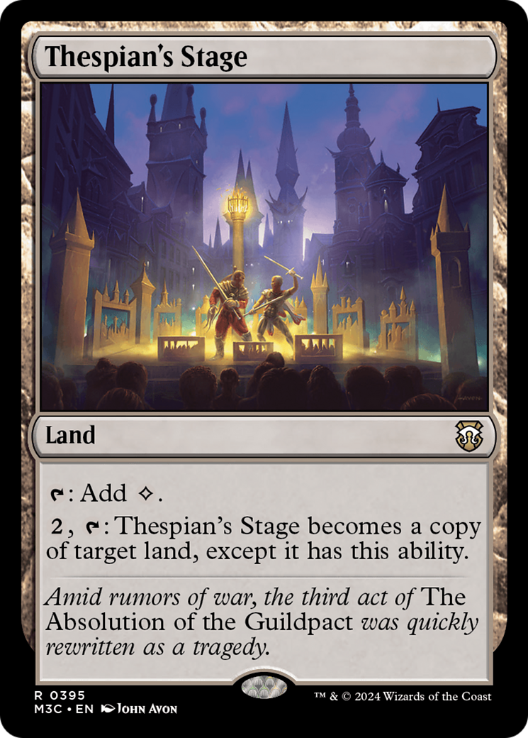 Thespian's Stage (Ripple Foil) [Modern Horizons 3 Commander] | Gamers Paradise
