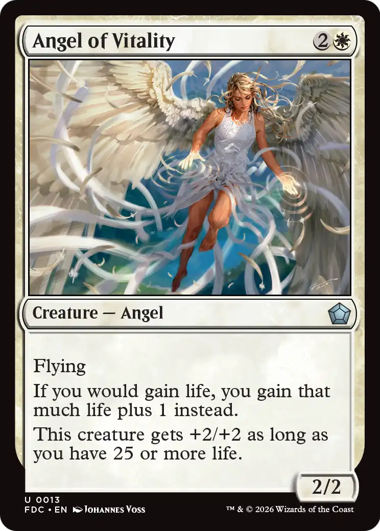 Angel of Vitality [Foundations Commander] | Gamers Paradise