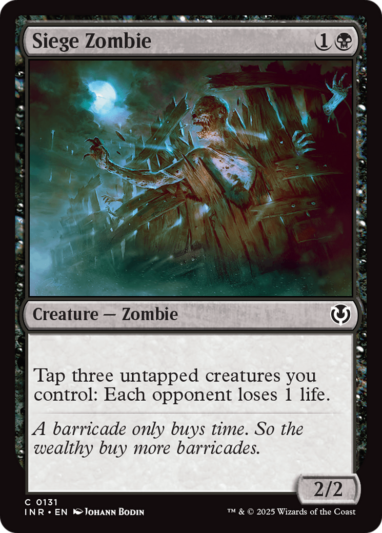 Siege Zombie [Innistrad Remastered] | Gamers Paradise