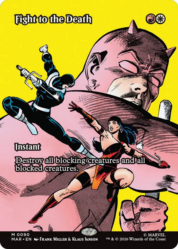 Fight to the Death (Borderless) [Marvel Universe: Eternal-Legal] | Gamers Paradise