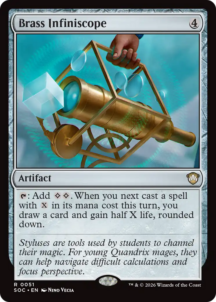 Brass Infiniscope [Secrets of Strixhaven Commander] | Gamers Paradise
