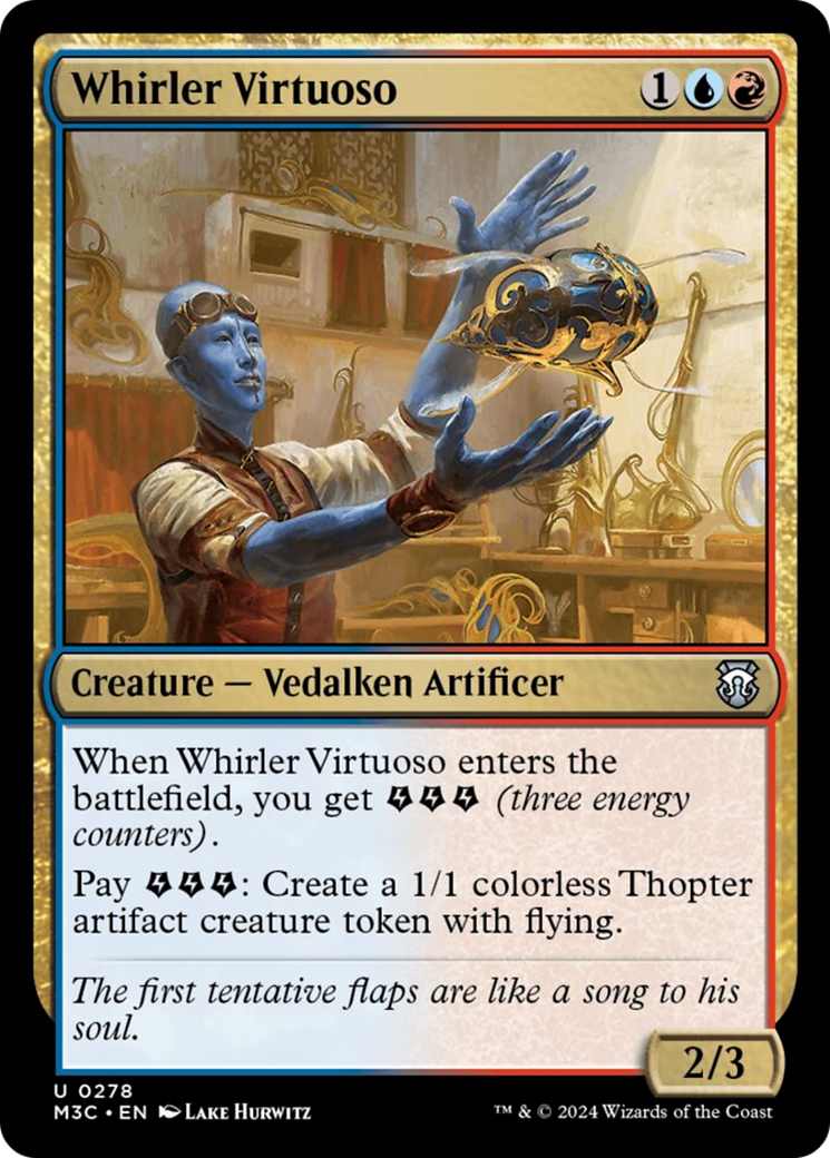 Whirler Virtuoso (Ripple Foil) [Modern Horizons 3 Commander] | Gamers Paradise