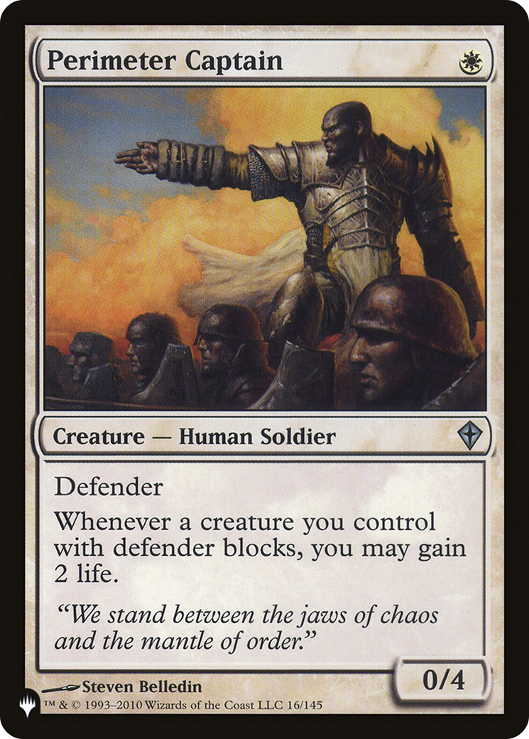 Perimeter Captain [The List] | Gamers Paradise