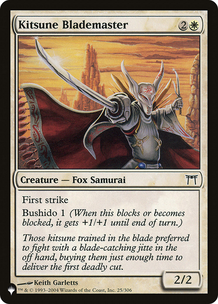 Kitsune Blademaster [The List Reprints] | Gamers Paradise