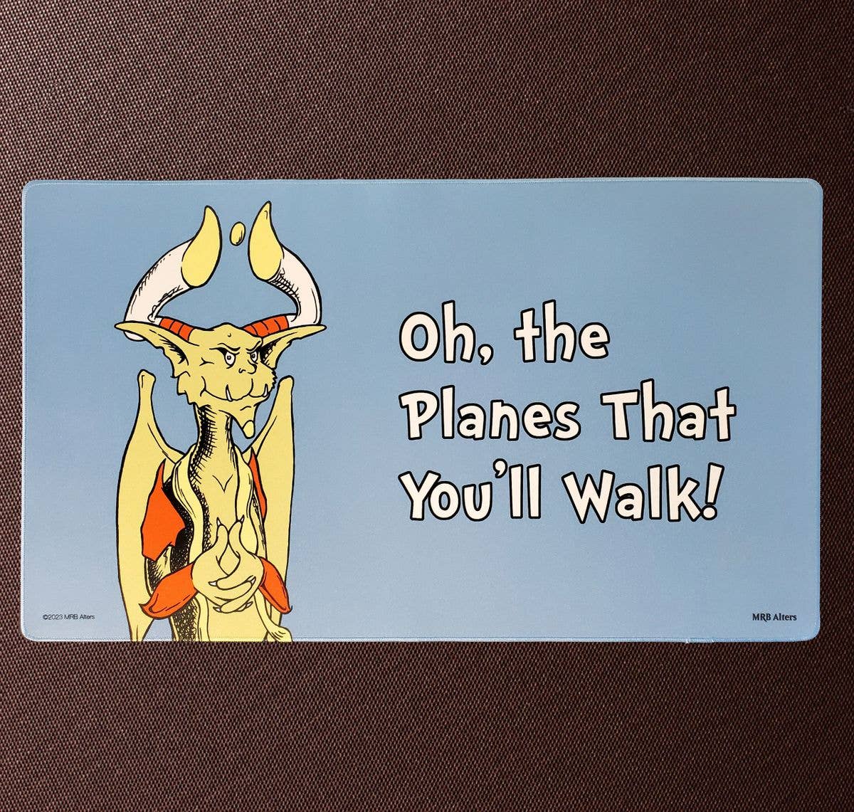 "Oh, the Planes That You'll Walk" Nicky playmat | Gamers Paradise