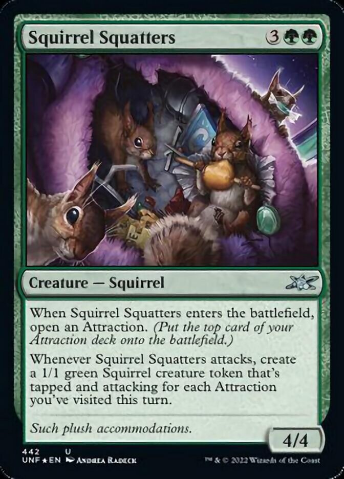Squirrel Squatters (Galaxy Foil) [Unfinity] | Gamers Paradise