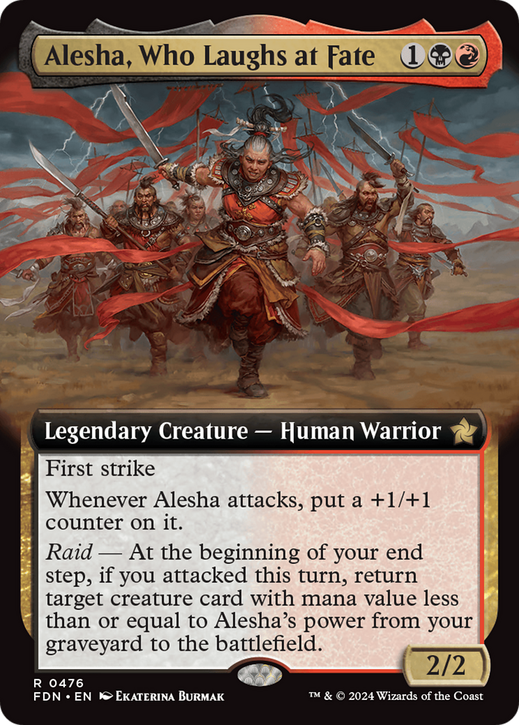 Alesha, Who Laughs at Fate (Extended Art) [Foundations] | Gamers Paradise