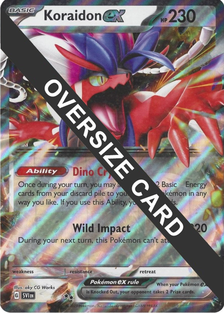Koraidon ex (125/198) (Jumbo Card) [Scarlet & Violet: Base Set] | Gamers Paradise