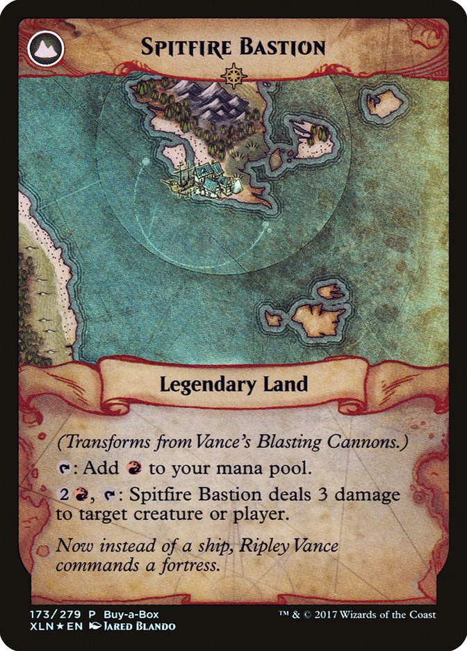 Vance's Blasting Cannons // Spitfire Bastion (Buy-A-Box) [Ixalan Treasure Chest] | Gamers Paradise