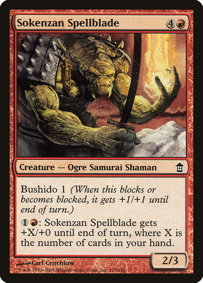 Sokenzan Spellblade [Saviors of Kamigawa] | Gamers Paradise