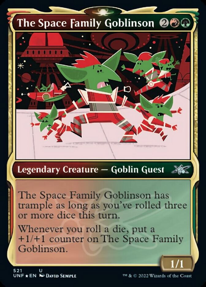 The Space Family Goblinson (Showcase) (Galaxy Foil) [Unfinity] | Gamers Paradise