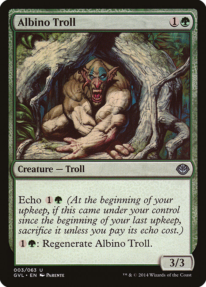 Albino Troll (Garruk vs. Liliana) [Duel Decks Anthology] | Gamers Paradise