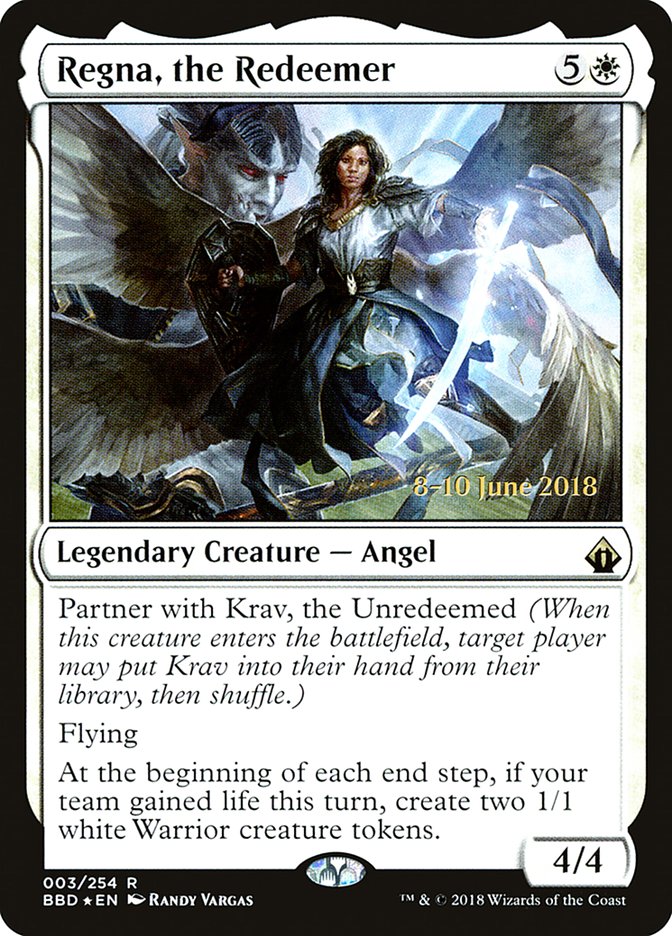 Regna, the Redeemer [Battlebond Prerelease Promos] | Gamers Paradise