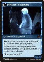 Startled Awake // Persistent Nightmare [Shadows over Innistrad Prerelease Promos] | Gamers Paradise