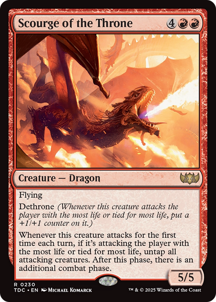 Scourge of the Throne [Tarkir: Dragonstorm Commander] | Gamers Paradise