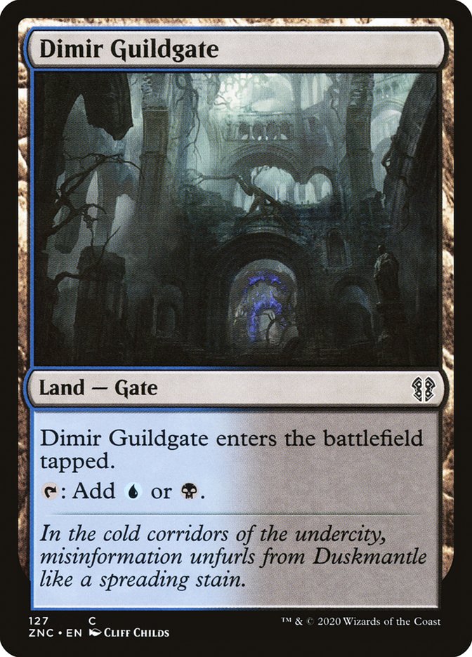 Dimir Guildgate [Zendikar Rising Commander] | Gamers Paradise