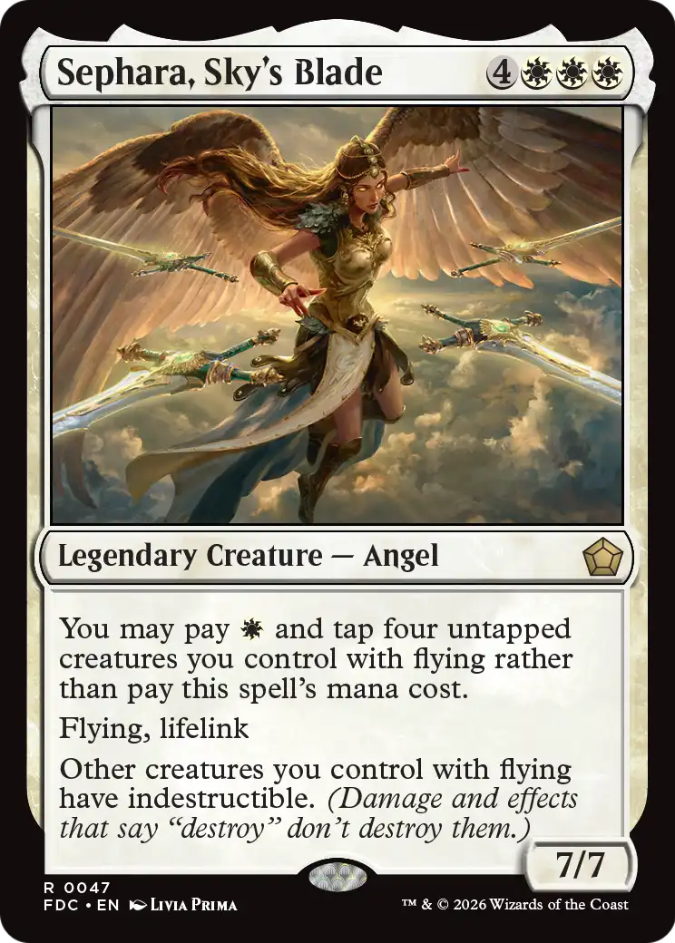 Sephara, Sky's Blade [Foundations Commander] | Gamers Paradise