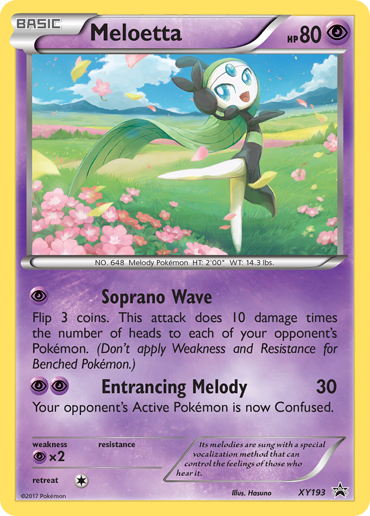 Meloetta (XY193) [XY: Black Star Promos] | Gamers Paradise