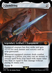 Glamdring (Extended Art) (Surge Foil) [The Lord of the Rings: Tales of Middle-Earth] | Gamers Paradise