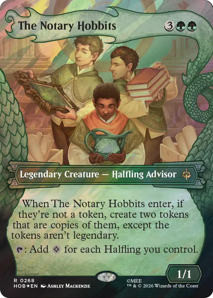 The Notary Hobbits (Showcase) (Surge Foil) [The Hobbit] | Gamers Paradise