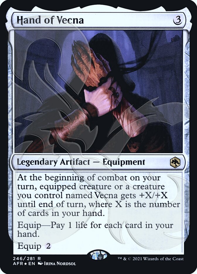 Hand of Vecna (Ampersand Promo) [Dungeons & Dragons: Adventures in the Forgotten Realms Promos] | Gamers Paradise