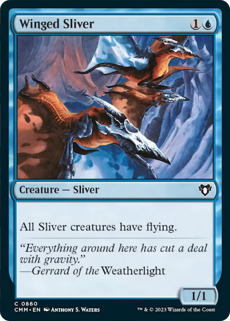 Winged Sliver [Commander Masters] | Gamers Paradise