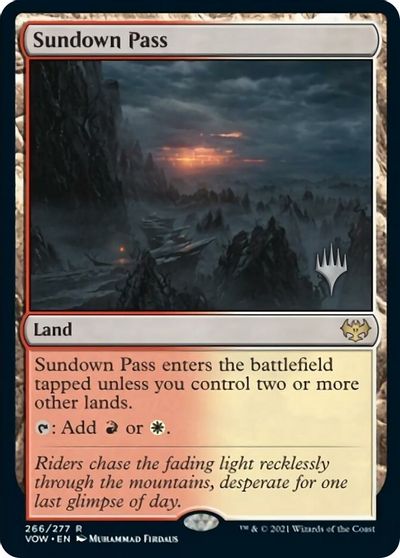 Sundown Pass (Promo Pack) [Innistrad: Crimson Vow Promos] | Gamers Paradise