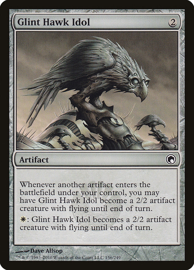 Glint Hawk Idol [Scars of Mirrodin] | Gamers Paradise